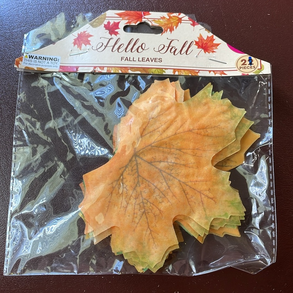 Hello Fall Leaves 21 PCS